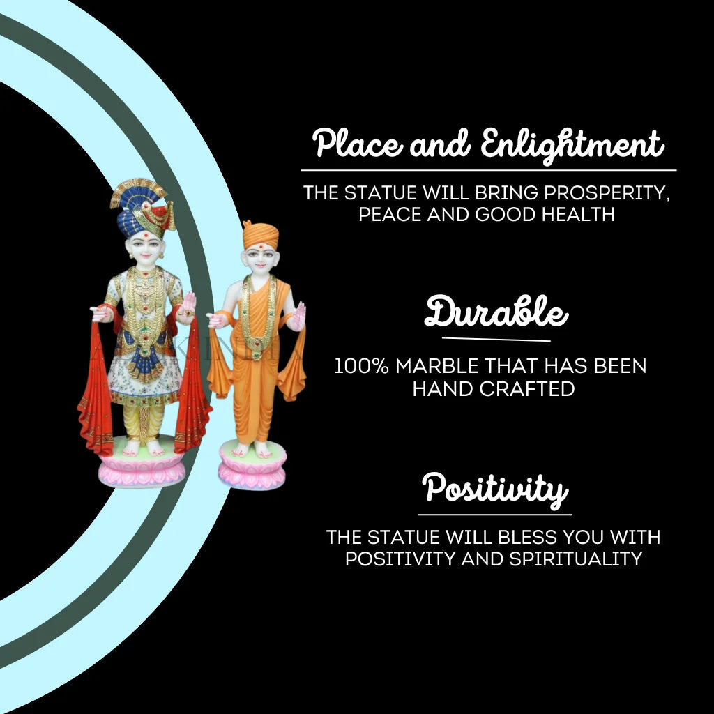Swaminarayan Statue 2 Feet - Salvik | Marble Murti Manufacturers in India