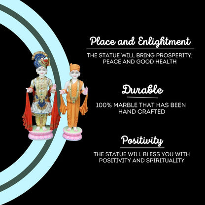 Swaminarayan Statue 2 Feet - Salvik | Marble Murti Manufacturers in India