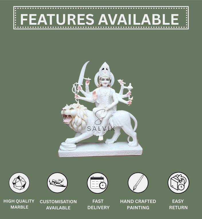 durga marble murti1