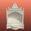 Handcrafted Marble Mandir with Personalized Carving