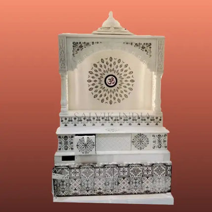 Simple Marble Temple Design for Home
