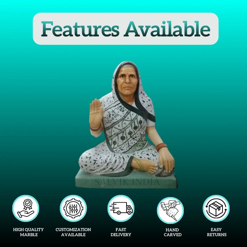 Top human marble statue with fine handcrafted detailing
