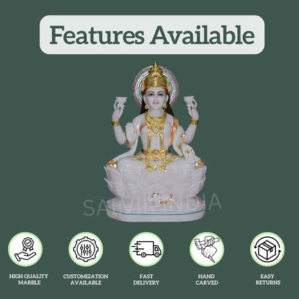 Laxmi Mata Marble Murti