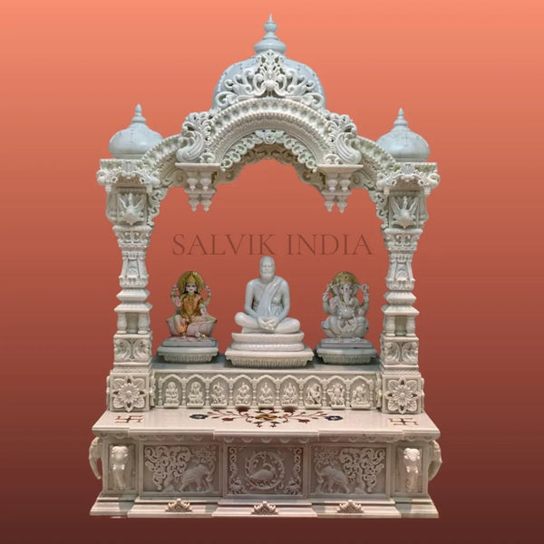 Traditional Marble Temple Design - Salvik | Marble Murti Manufacturers in India