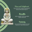 Benefits of white marble Hanuman Ji idol – handcrafted in Jaipur, brings peace and positivity