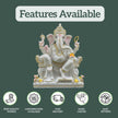 Vinayagar Marble Ganpati Idol – High Quality Marble, Hand Carved, Customization Available, and Fast Delivery