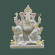 Vinayagar Statue in Marble – Handcrafted White Marble Ganesh Idol made by Jaipur artisans at Salvik India