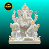 Vinayagar Statue in Marble – Handcrafted White Marble Ganesh Idol made by Jaipur artisans at Salvik India