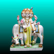White Marble Datta Murti handcrafted in Makrana marble
