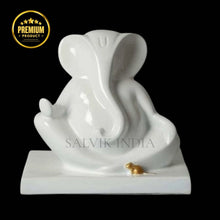 White Marble Ganesh Statue