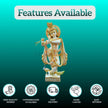 White Marble Krishna Statue for Home Temple