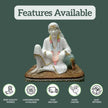 White Marble Sai Baba Idol Handmade by Salvik India
