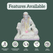 White Marble Sai Baba Idol for Pooja Room & Home Decor