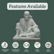 White Marble Sai Baba Statue for Temple and Home Pooja Room
