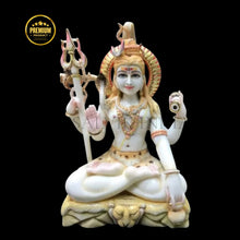 white marble shiv murti for home temple