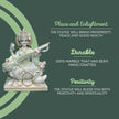 White Saraswati Idol - Salvik | Marble Murti Manufacturers in India